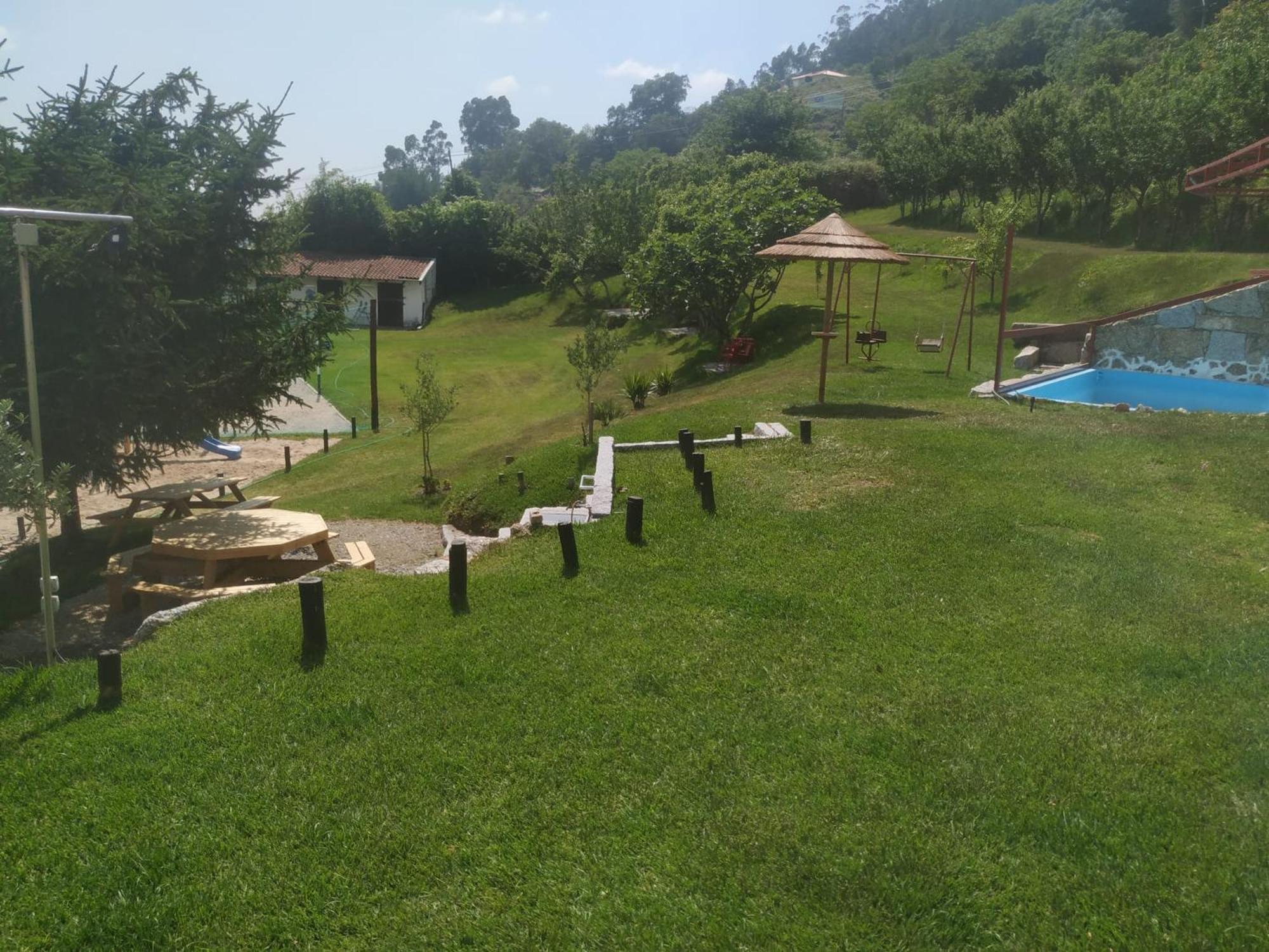 Quinta Dos Campos - Chale Villa Braga Bagian luar foto